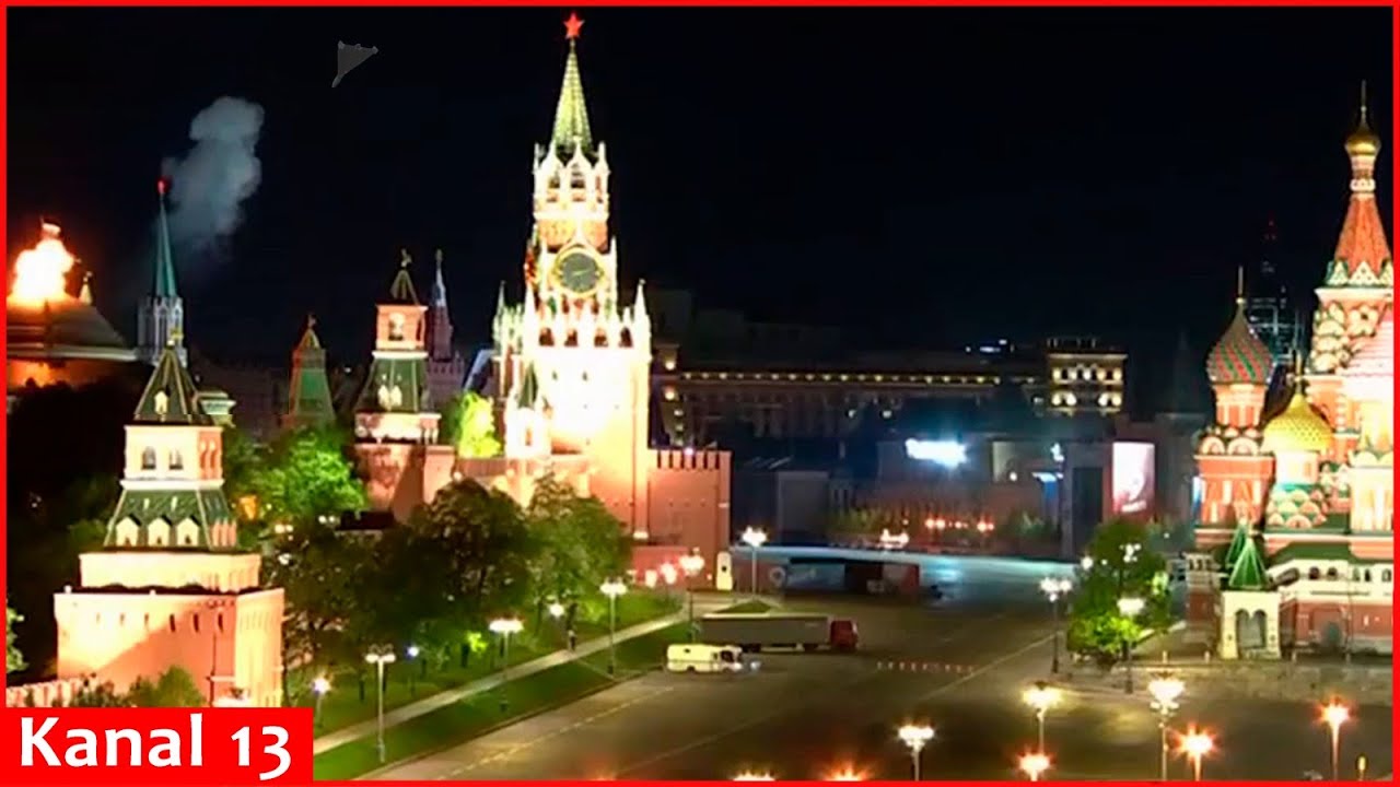 New images of drone attack on Kremlin - 2 drones launched attacks 16 minutes apart