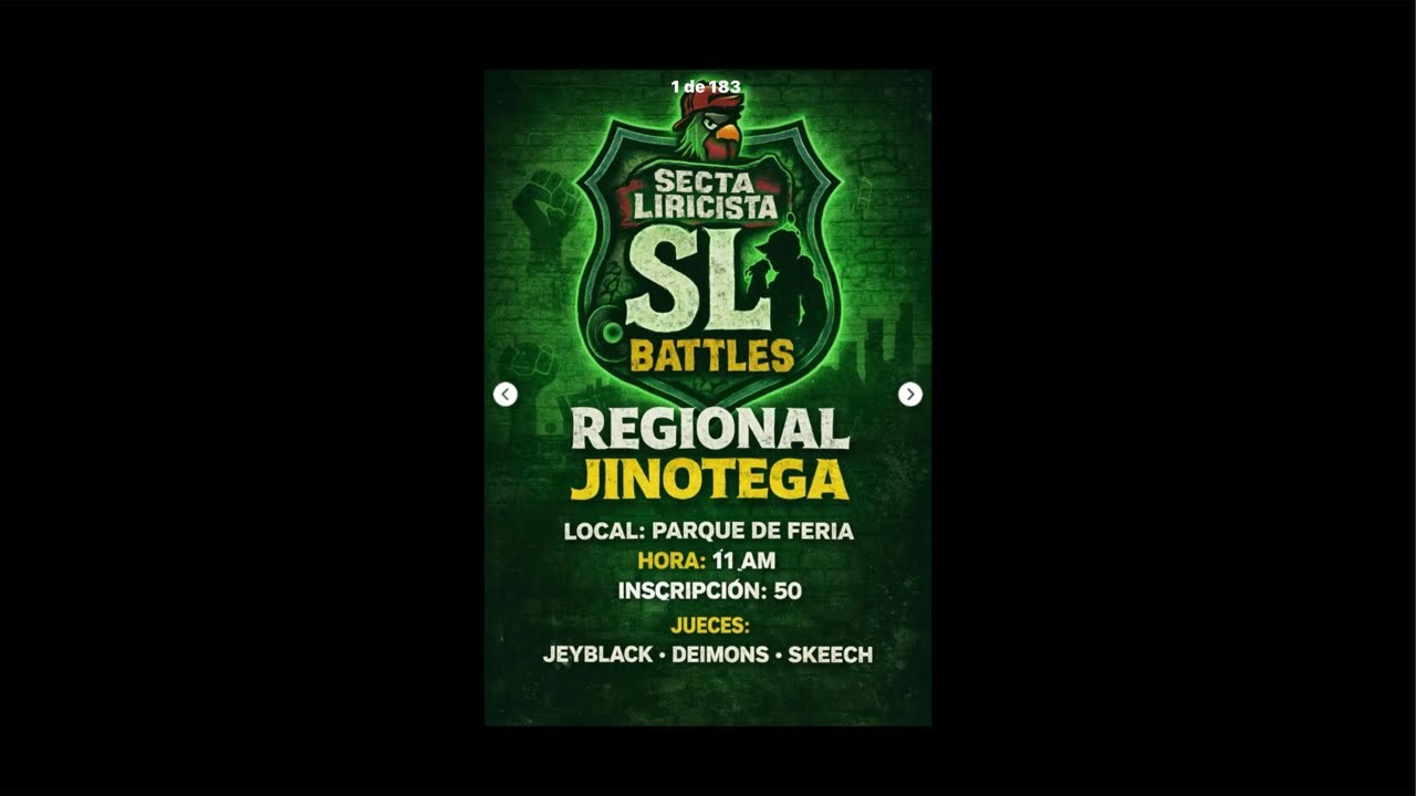 SL BAtell liga de freestyle Jinotega Nicaragua