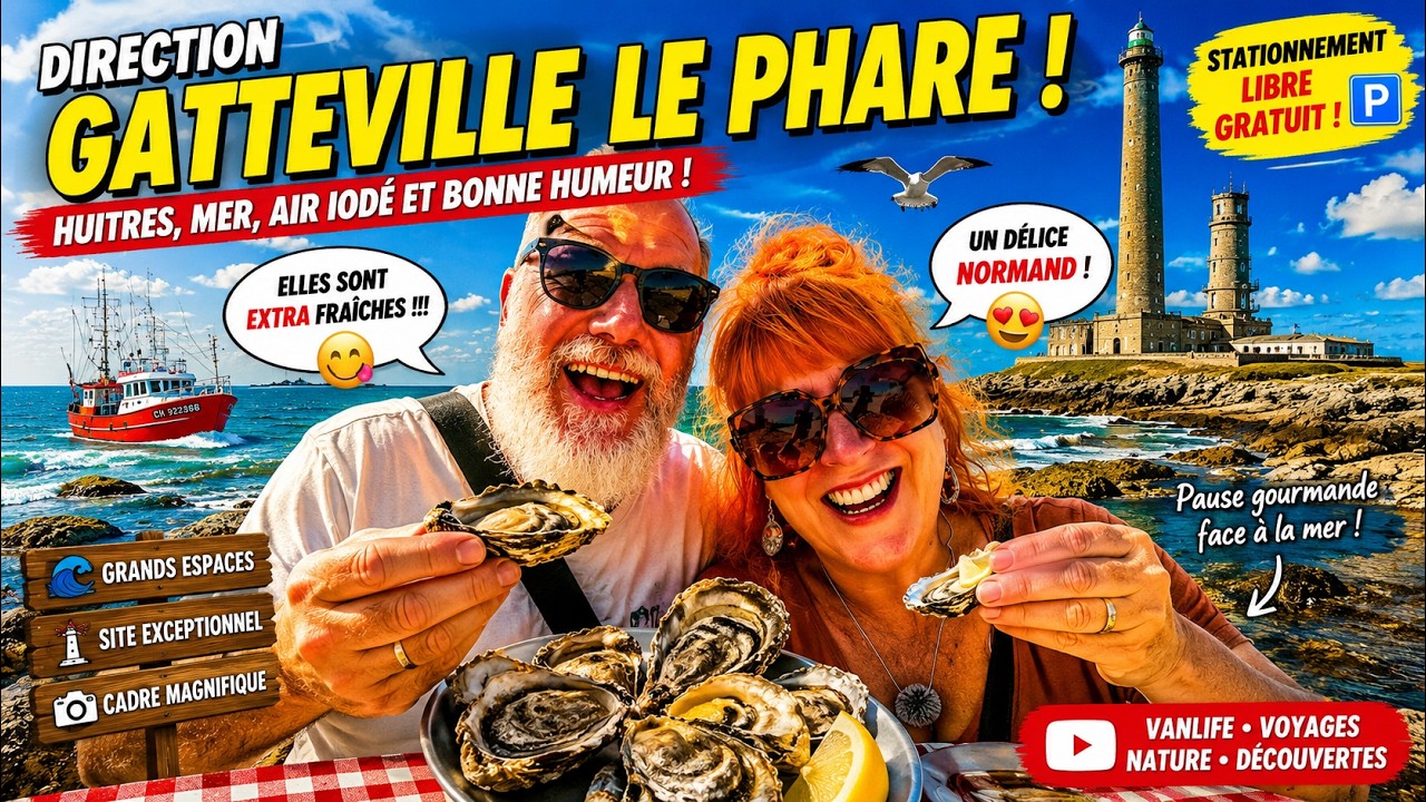 GATTEVILLE LE PHARE !!!! : où stationner près de Barfleur ? #vanlife #nomade  #barfleur #baiedesomme