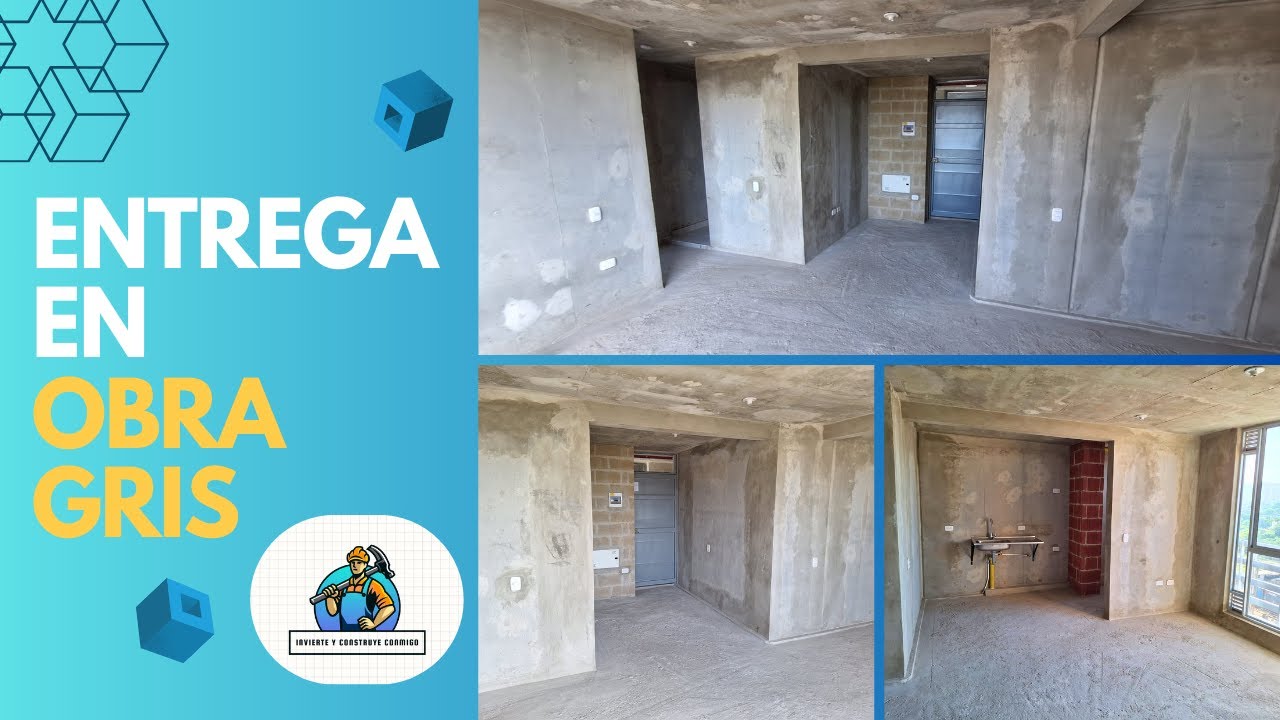 ¡Descubre el Proceso! Así te Entregan un Apartamento en Obra Gris!