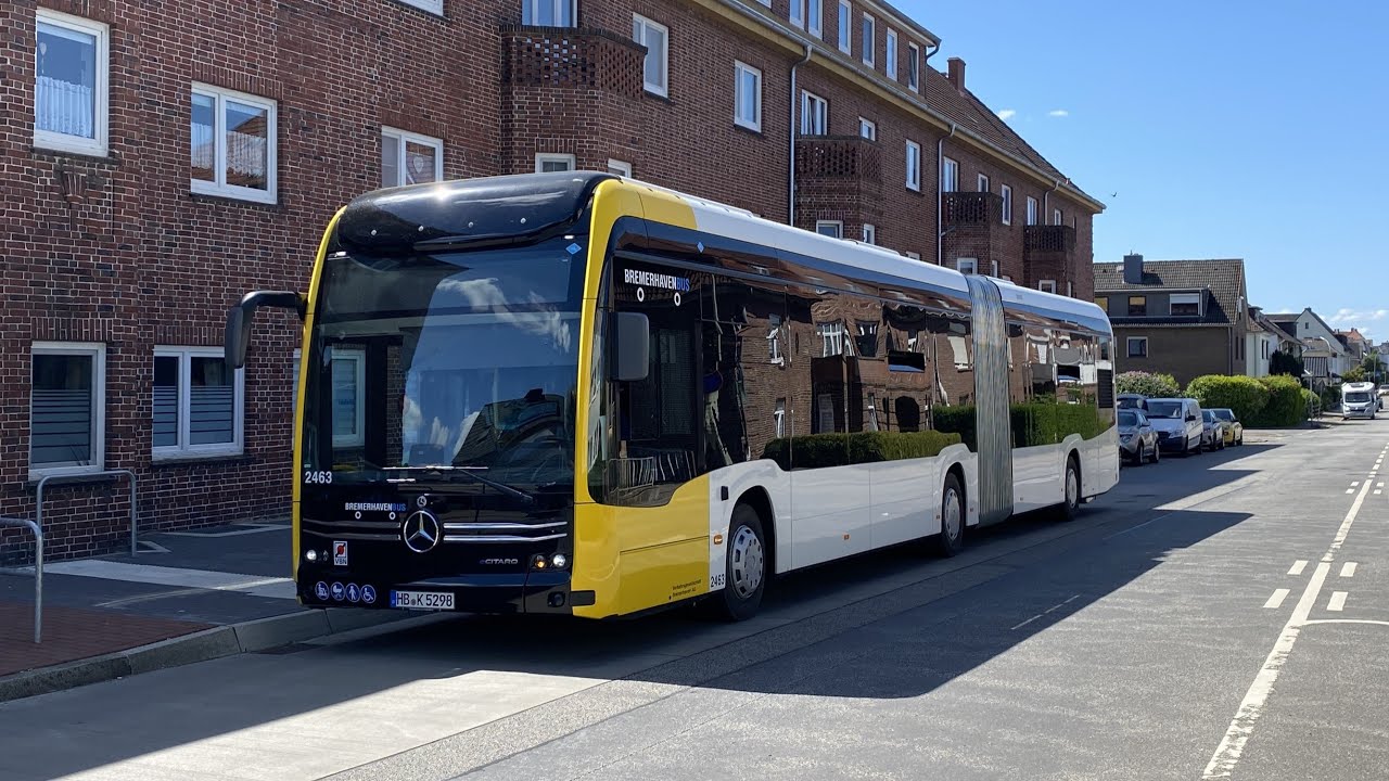 [Mitfahrt] Mercedes-Benz eCitaro G FuelCell (Bremerhaven Bus Wagen #2463)
