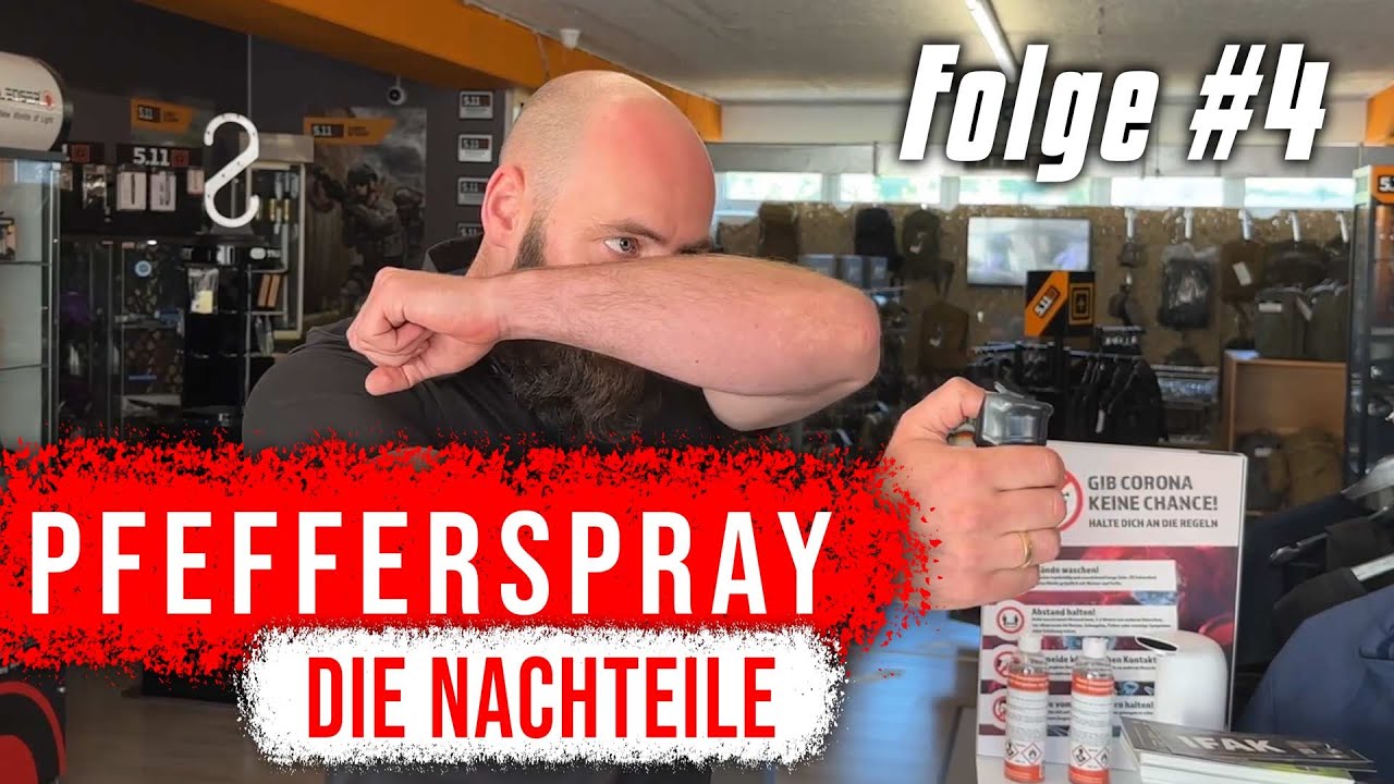 Pfefferspray - welche Nachteile gibt es?