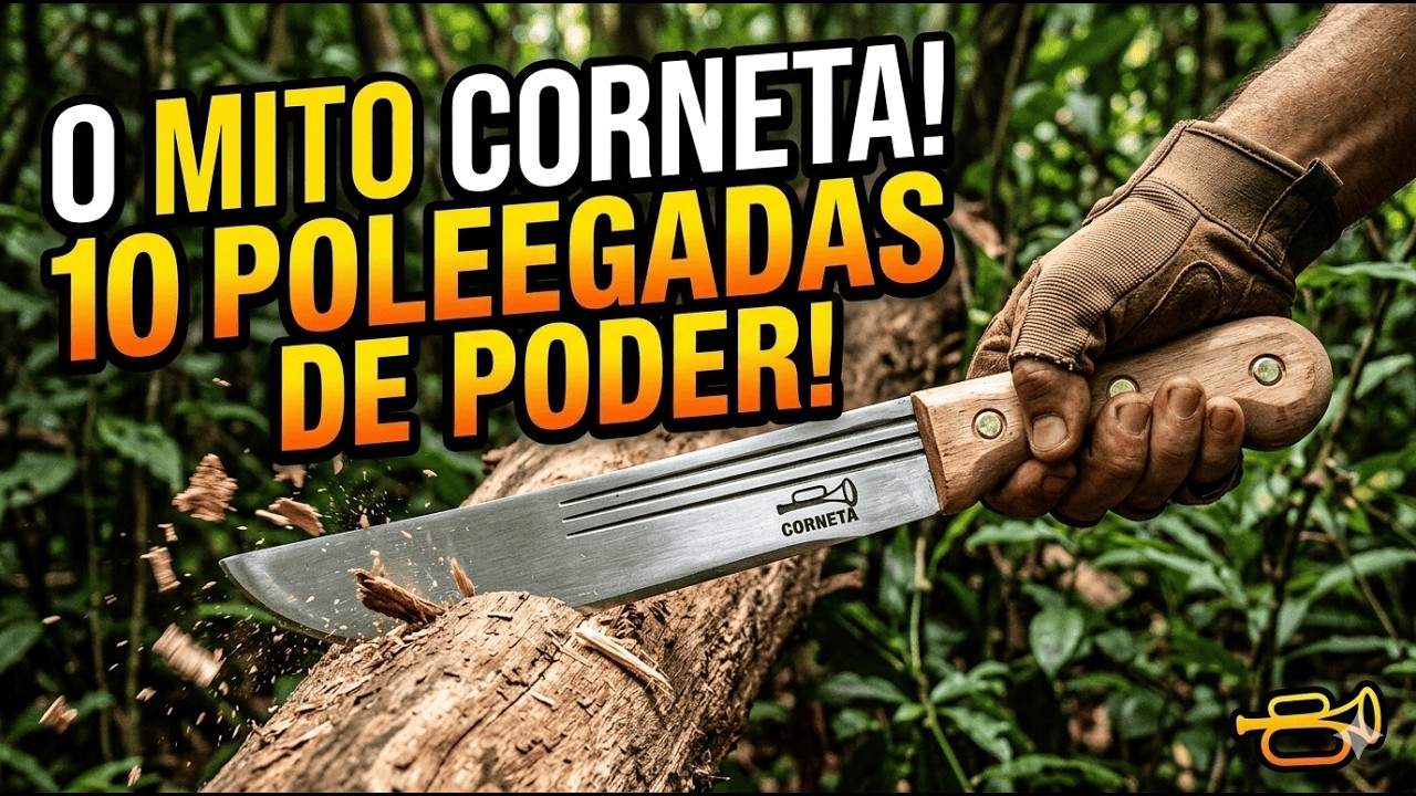 O CLÁSSICO que não morre: Facão Corneta 10 polegadas