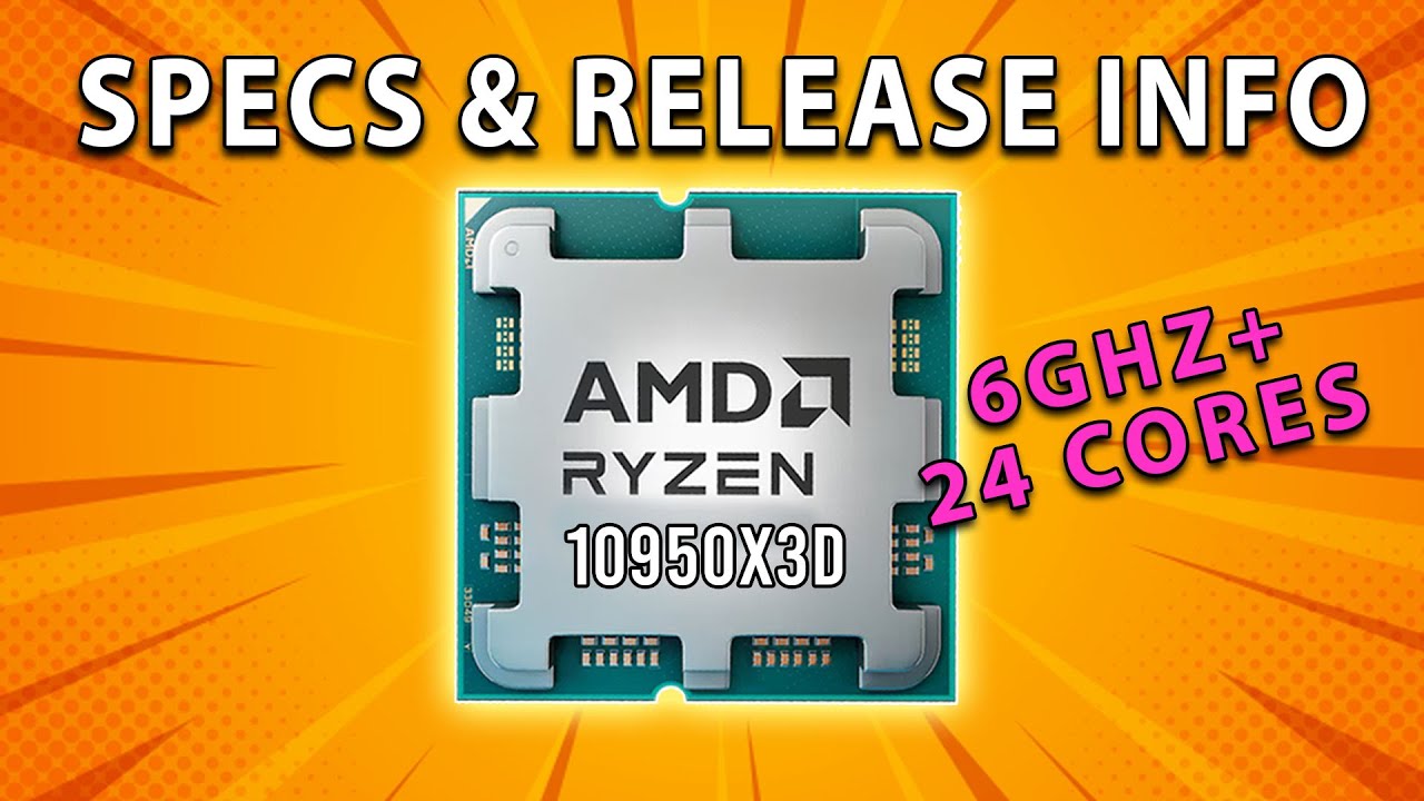 ZEN 6 OVER 50% FASTER: Ryzen 10950X3D Specs & Release Info