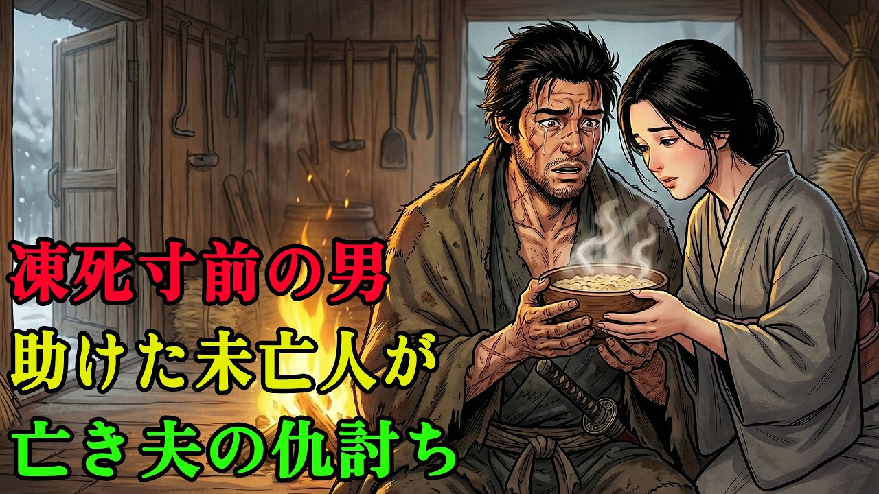 己の身の危険を顧みず、凍死寸前の男をかくまった未亡人。その見返りを求めない優しさが、亡き夫の仇を討ち、真の幸せを引き寄せた | 野談 | 伝説 | 昔話 | 説話 | 民話