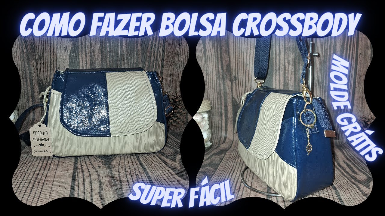 🔥 Passo a Passo  - BOLSA TIRACOLO | CROSSBODY BAG - 💨 bolsa muito fácil de fazer.