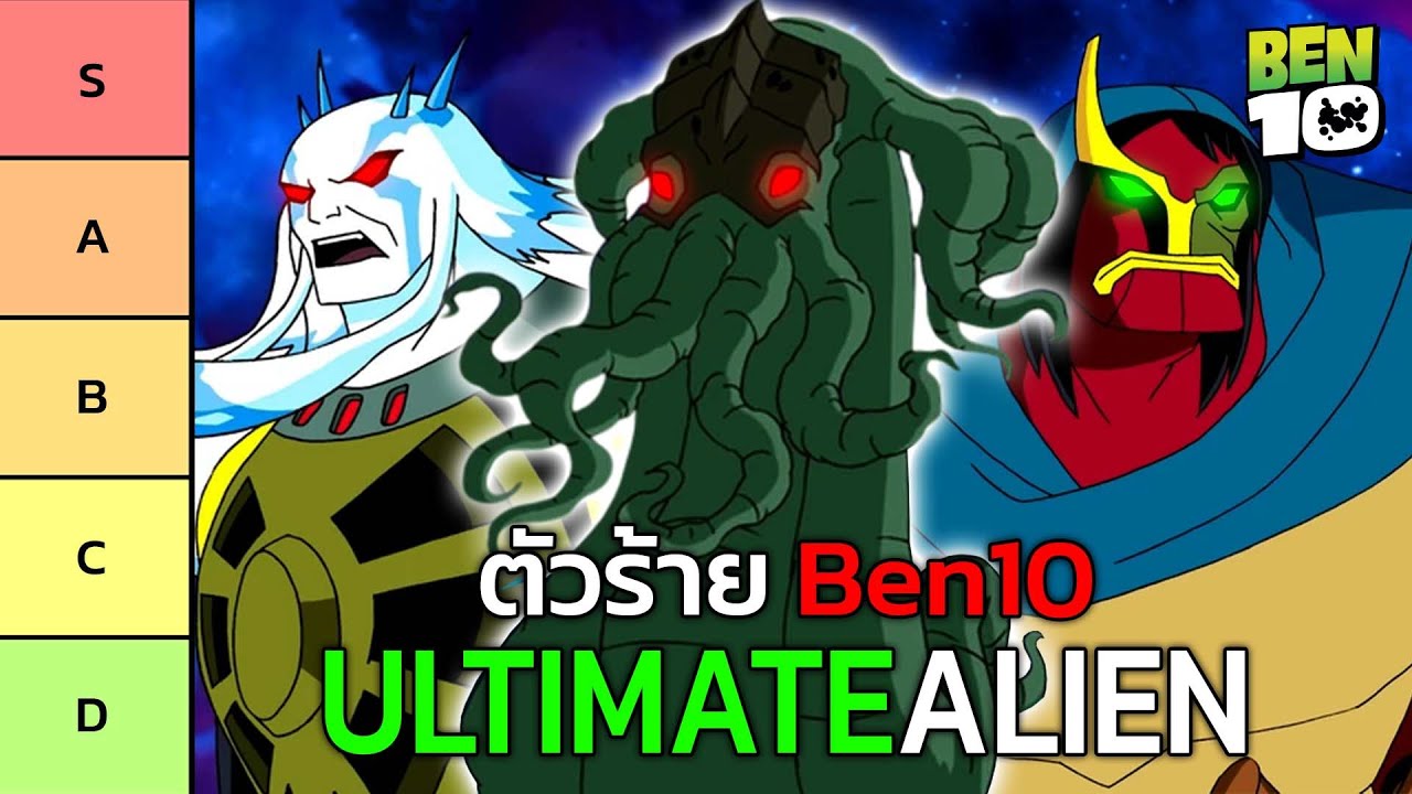 จัดอันดับตัวร้าย  Ben10 Ultimate Alien