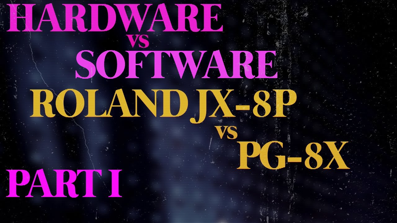 ROLAND JX-8P vs PG-8X