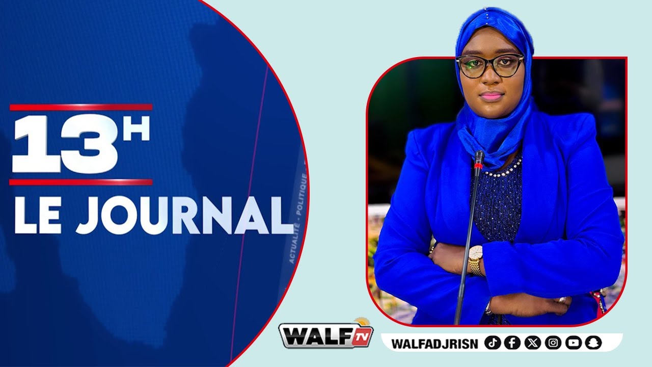 Le journal de 13 h du lundi 26 janvier 2026 sur Walf TV