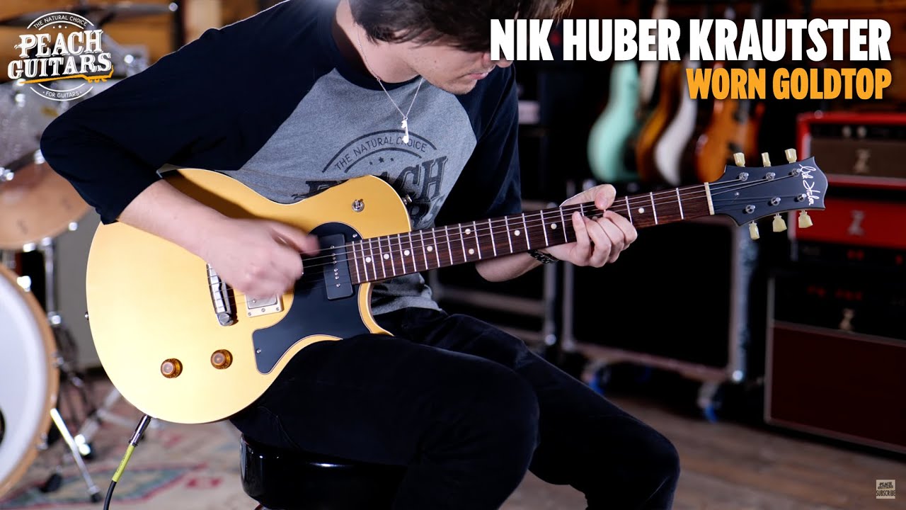 No Talking...Just Tones | Nik Huber Krautster II - Worn Goldtop