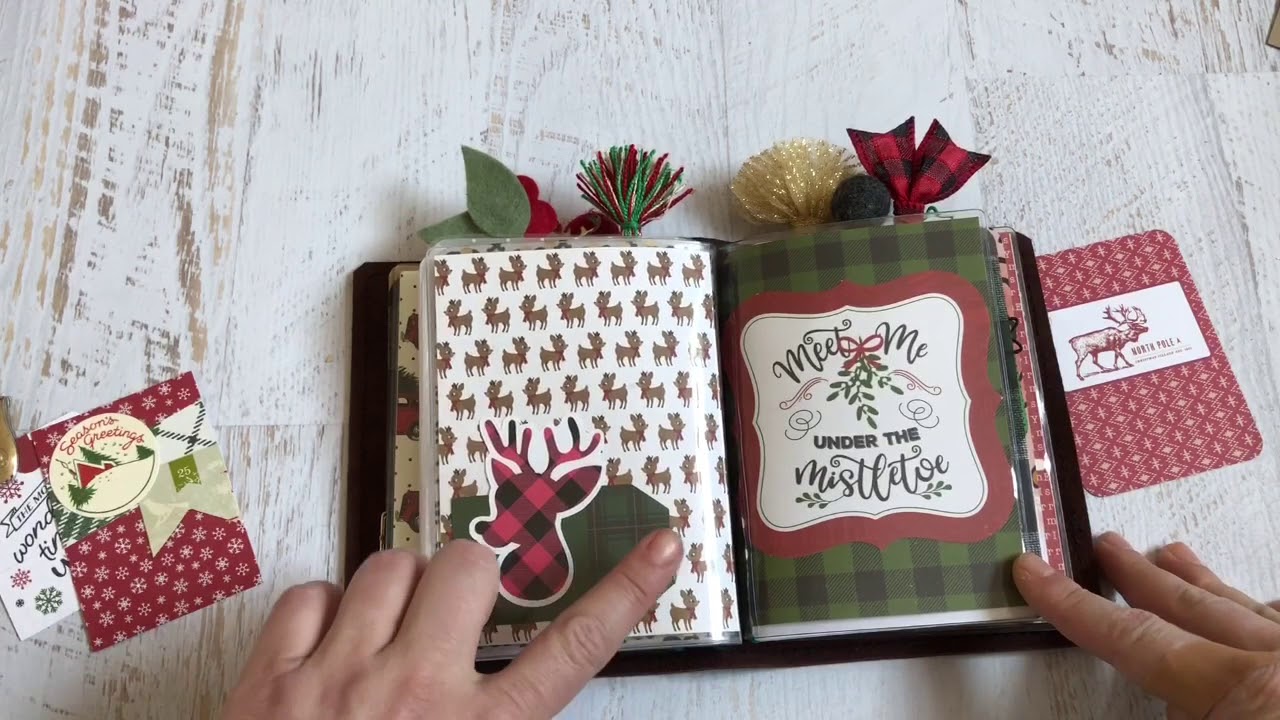 Christmas Traveler’s Notebook Setup