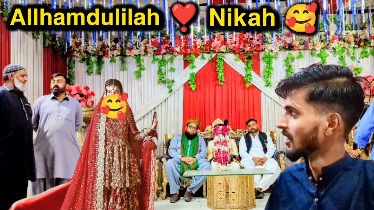 Allhamdulilah nikah 🥰 hogaya 💕 per kis ka ? || Adnan and misbah 