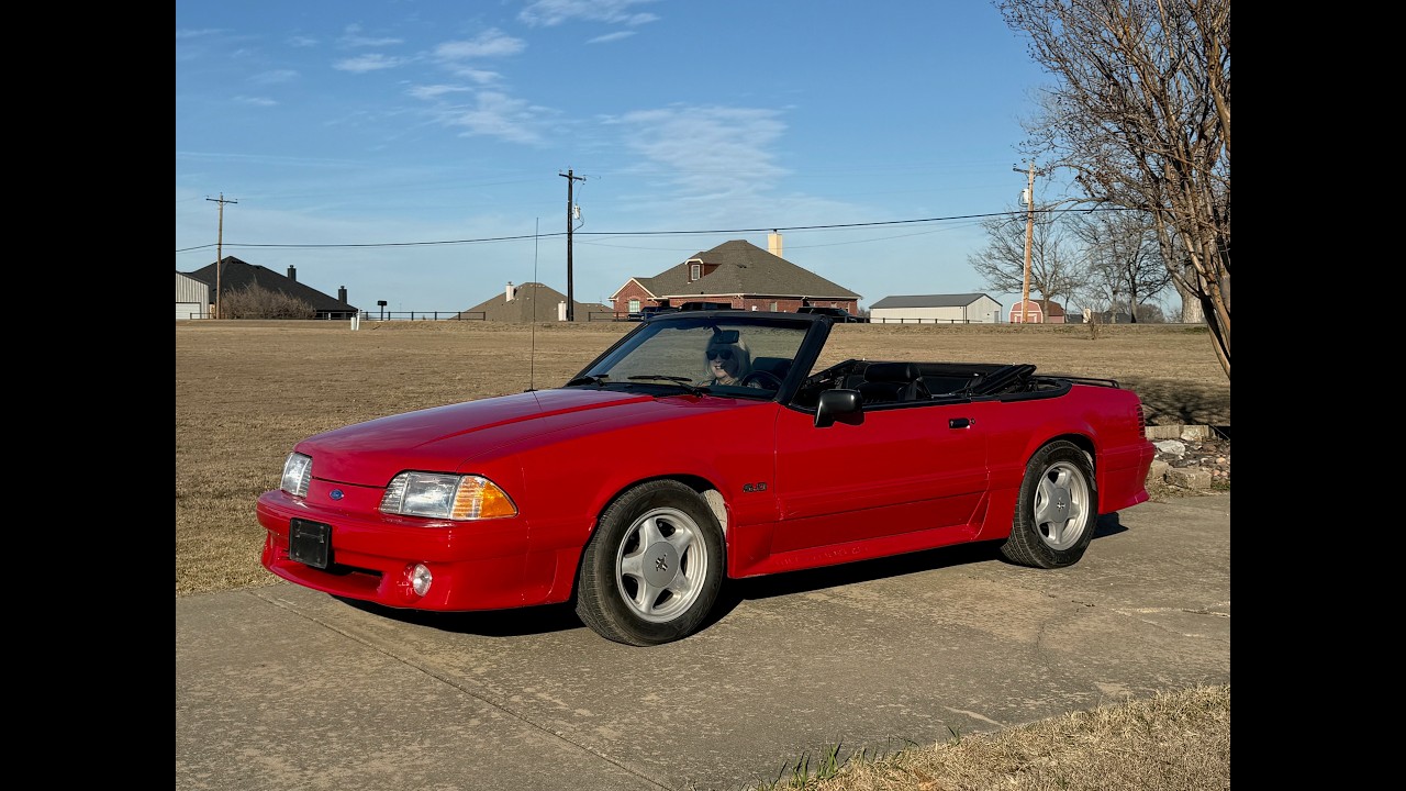 Fox Love or Unloved? 1993 Mustang GT Convertible Survivor!