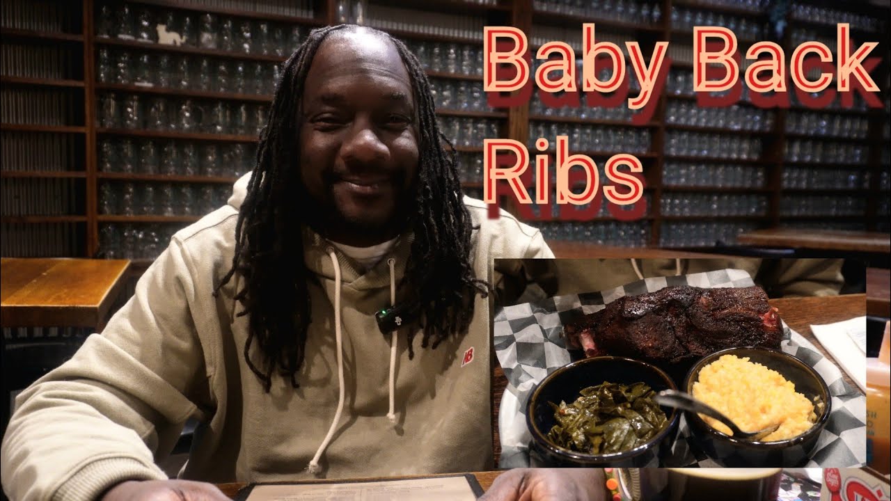 Greenbush Brewery featuring their baby back ribs and beer