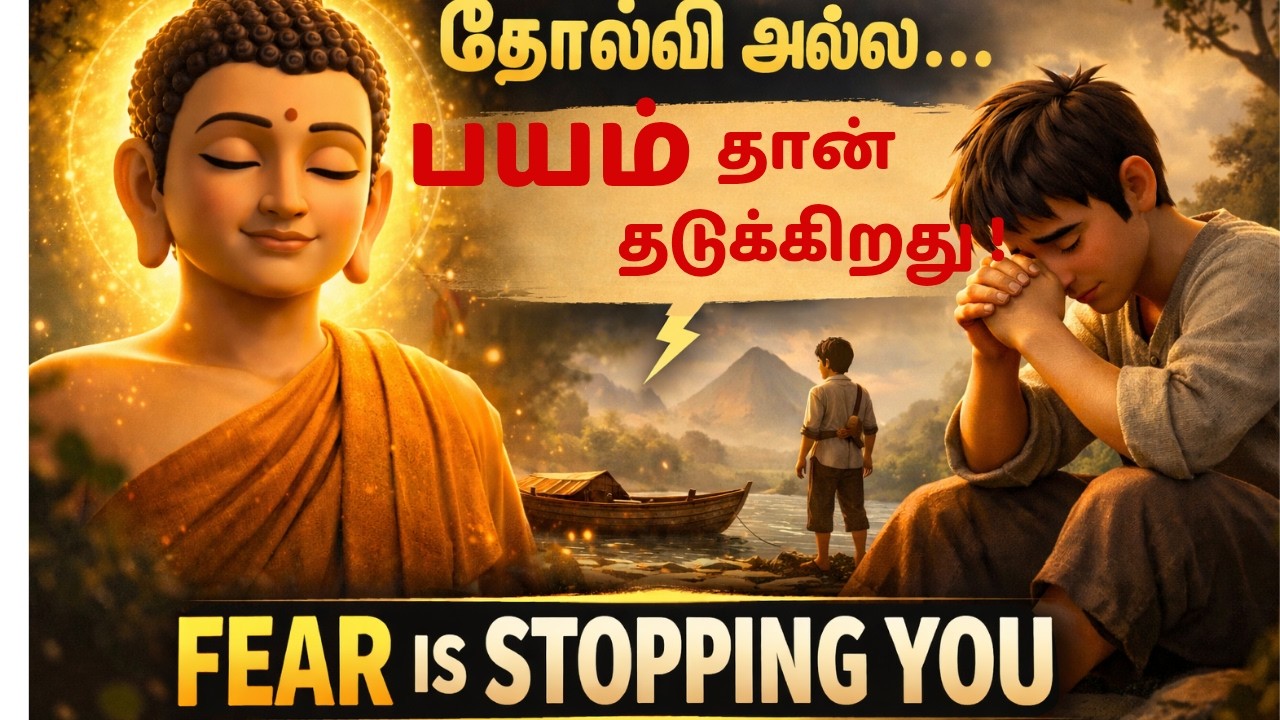 புத்தர் | தோல்வி அல்ல… பயம்தான் உன்னை தடுக்கிறது | Fear is Stopping You | Tamil moral story #bhudha