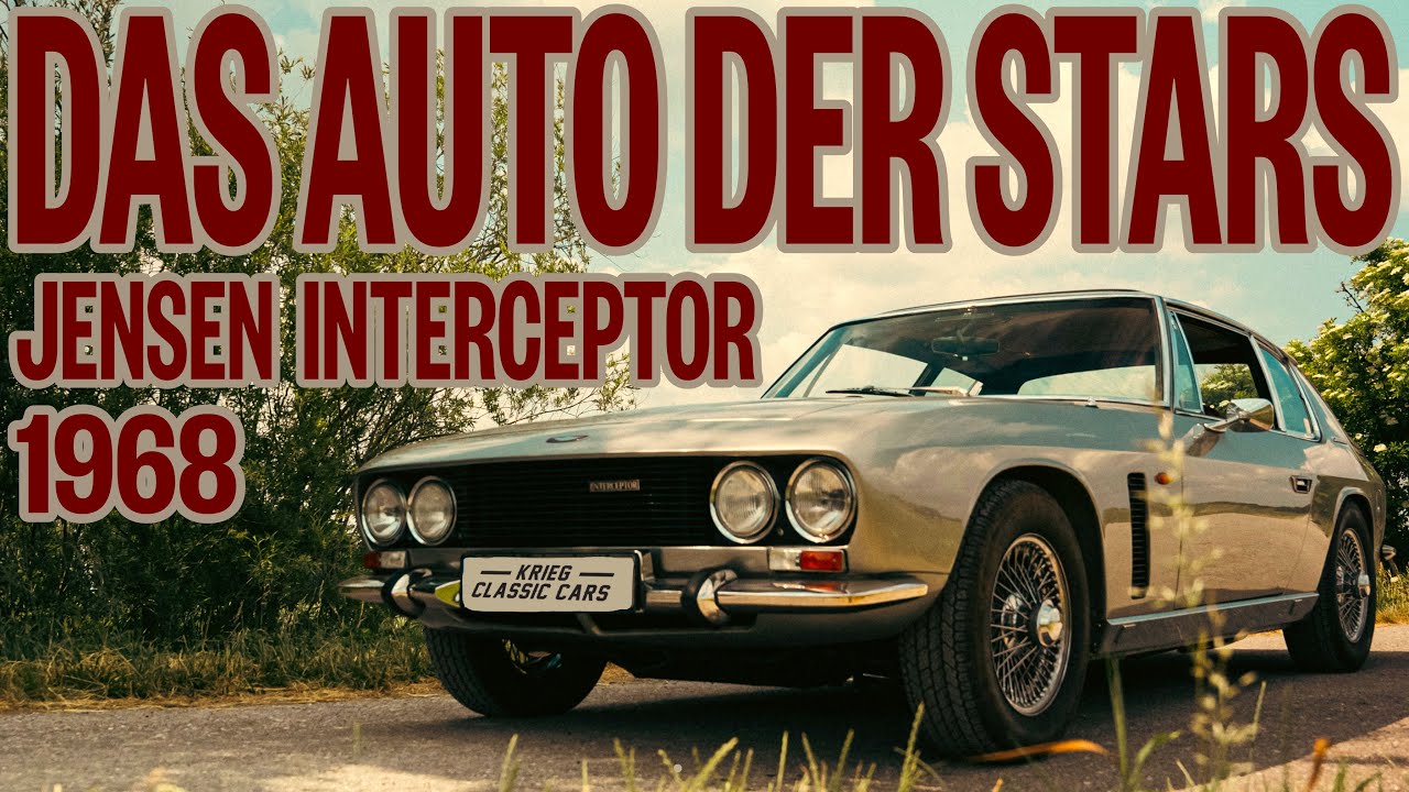 JENSEN INTERCEPTOR von 1968 - Stil, brachialer V8, Luxus pur in EINEM Auto? I Krieg Classic Cars