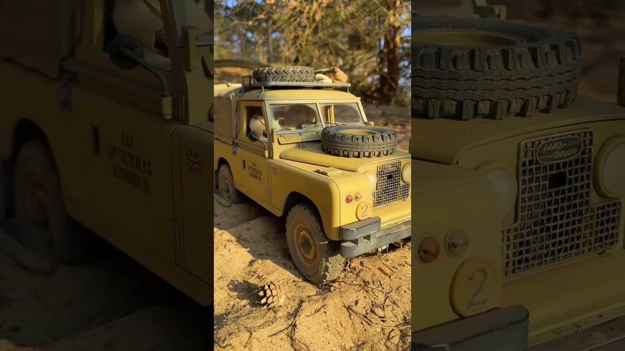 Off Road 4x4 Scale RC Land Rover Series 88 BoomRacing BRX02BoomRacing BRX02#rc#offroad#4x4#rc4x4