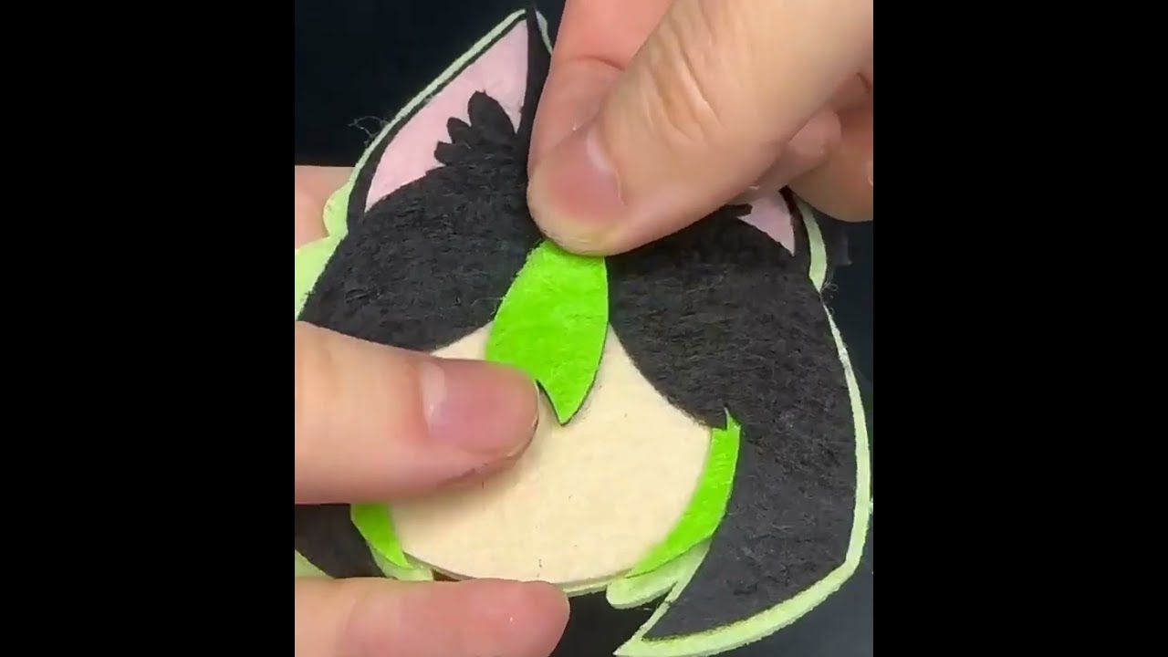Genshin Impact DIY Felt Fabric Character Pendant