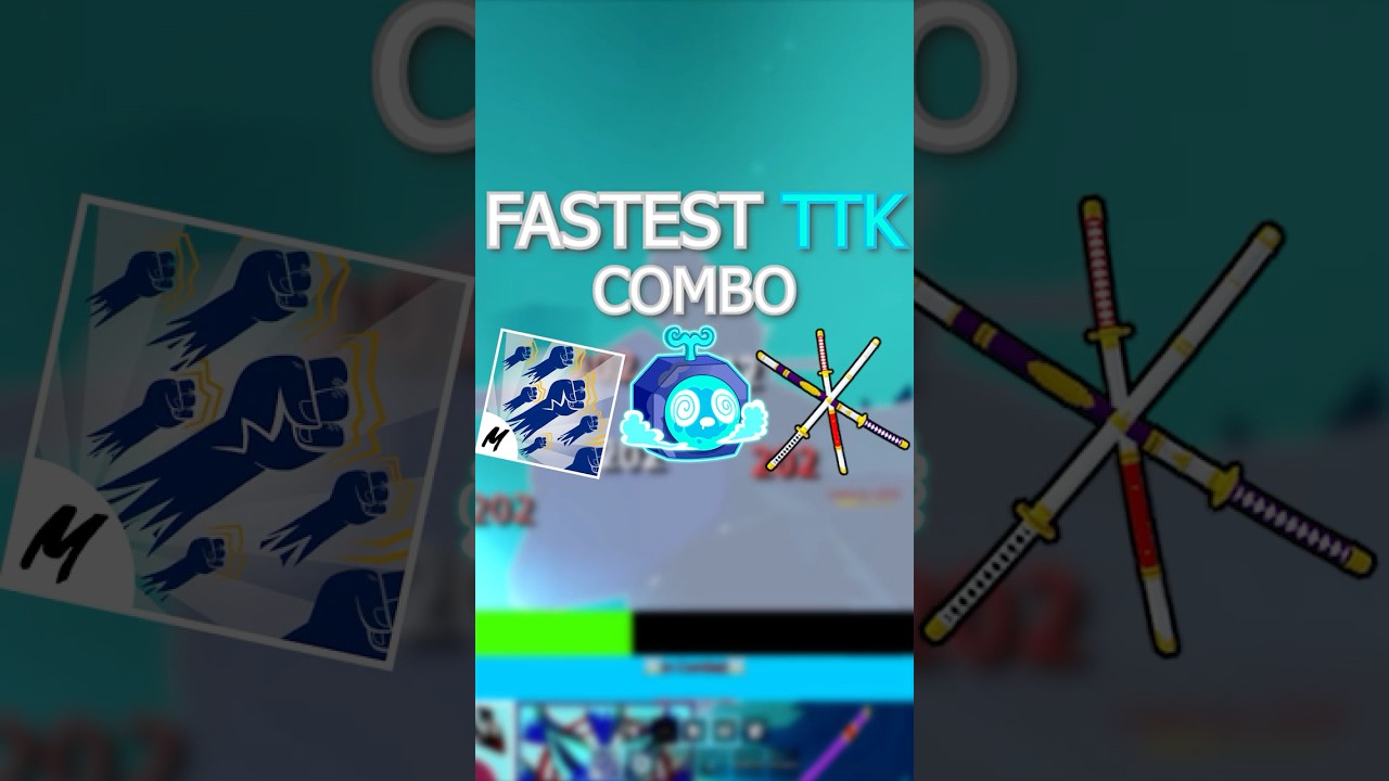 🌌BEST TTK Combo | #bloxfruits #godhuman #portal #ttk #human