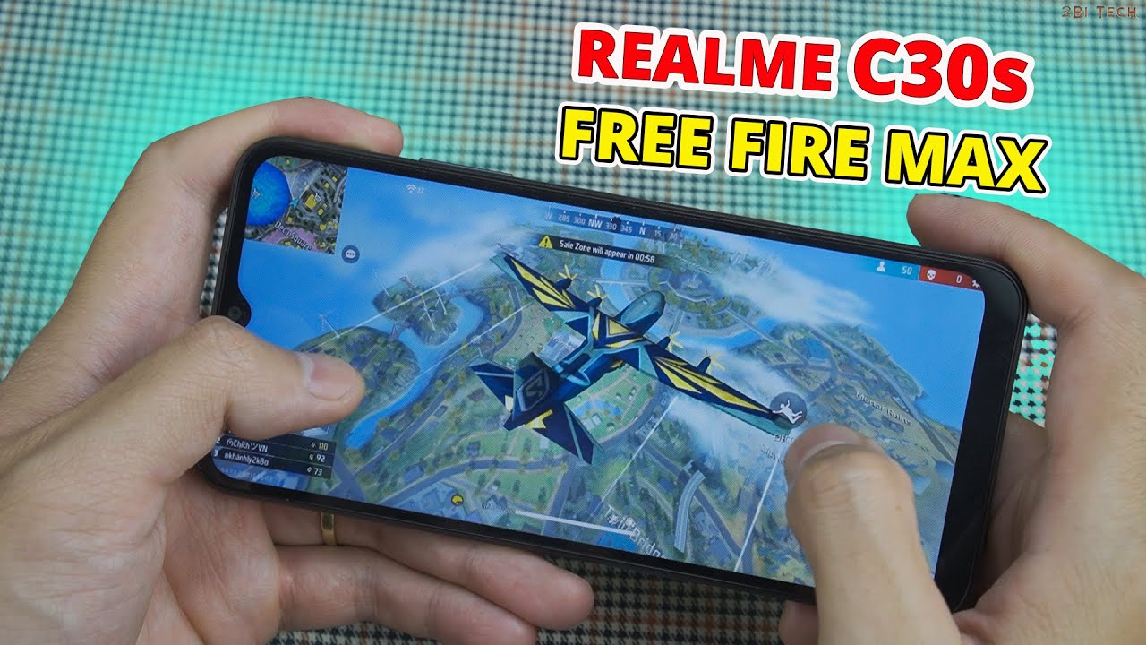 Realme C30s Free Fire Max | Gaming Test | Battery Drain Test & Temperature!