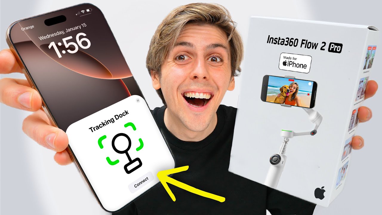 Apple DockKit 2025 is INSANITY (Insta360 Flow 2 Pro)