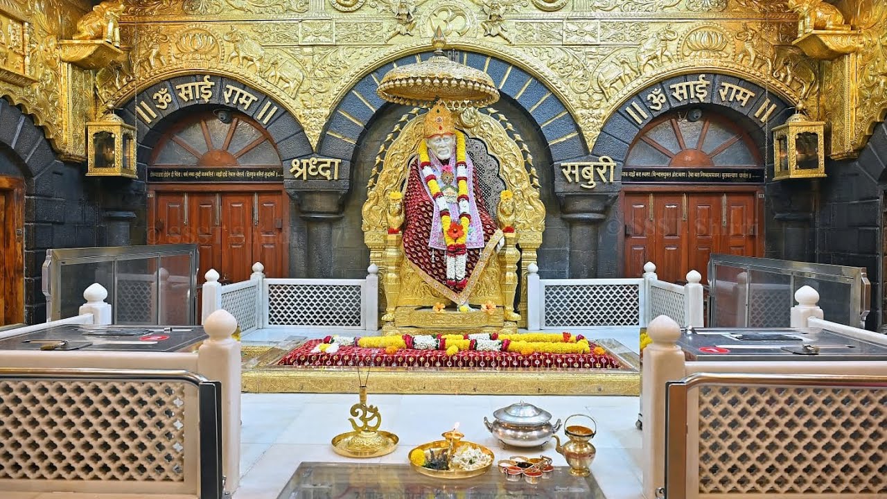 சீரடி சாய்பாபா வியாழக்கிழமை காலை தரிசனம் 🕉️ Shirdi Saibaba Thursday Morning Darshan! #saibaba 