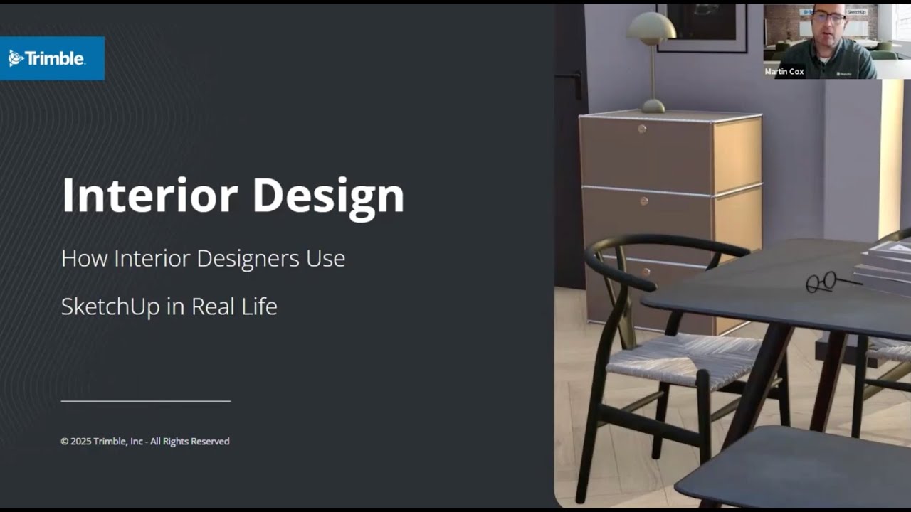 Trimble SketchUp webinář Interiérový design
