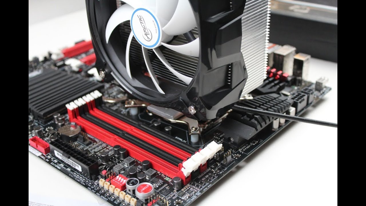 Arctic Cooling Freezer i30 CPU Kühler installieren How-To / Anleitung Deutsch HD