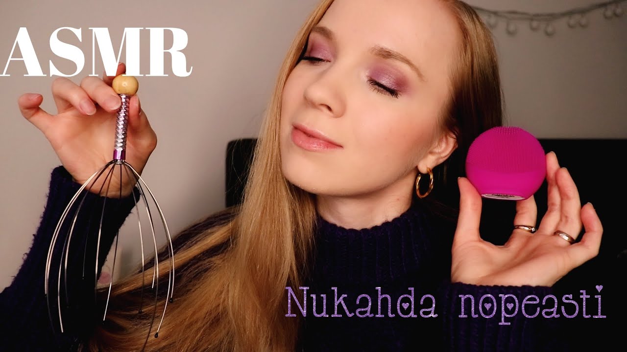 Super Mukava ASMR SUOMI 🥰 Ystävä Roleplay _ Personal Attention (Kasvo- ja päähieronta)