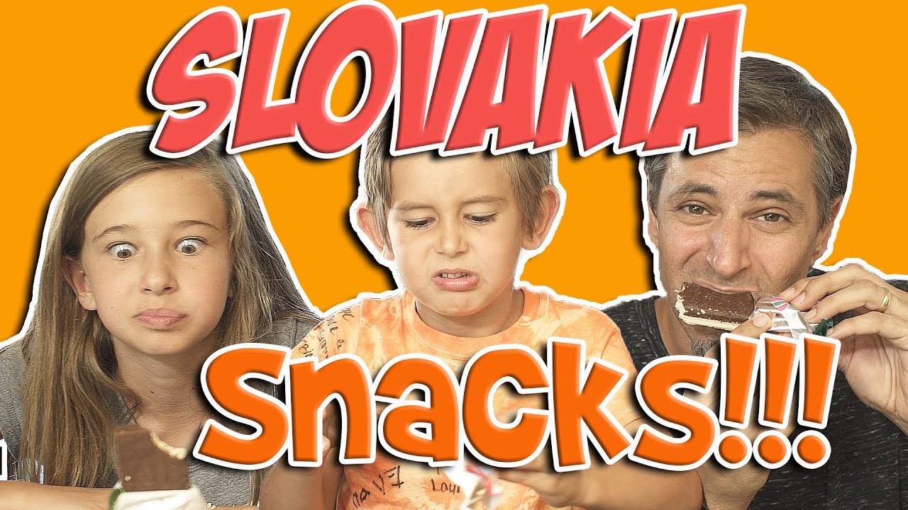 Snacks!  Josh Darnit Family food review Slovakia Edition