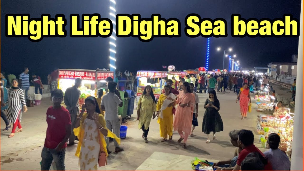 Nightlife Digha || Night view in digha beach || ज़िन्दगी के असली मजे दीघा बीच मे || vlogger bablu