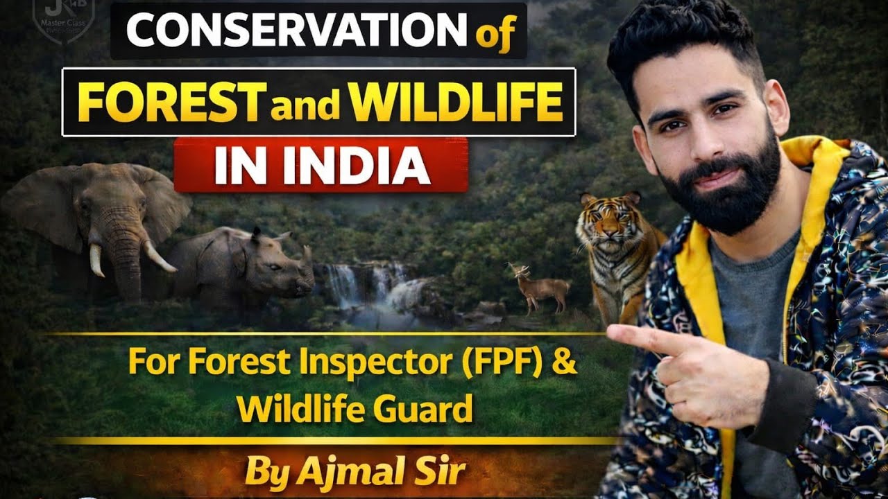 CONSERVATION OF FOREST AND WILDLIFE IN INDIA || FOREST AND WILDLIFE || MCQ'S FOR WILDLIFE GUARD 