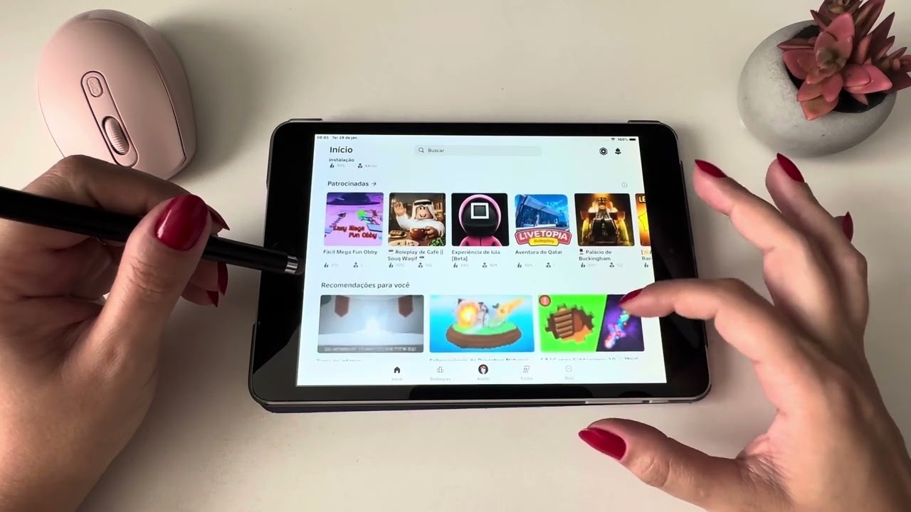 IPAD MINI 3 DA SHOPEE RODA ROBLOX EM 2025?? #apple #ipadmini