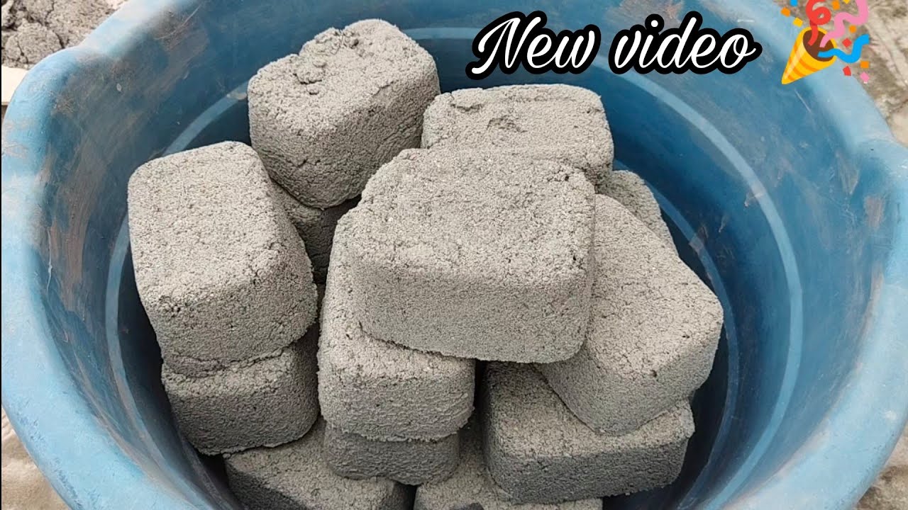 P-1 Dusty,crunchy,crispy sand cement dry /water 💦 crumbling satisfying asmr by asasmr P-2 on SAASMR