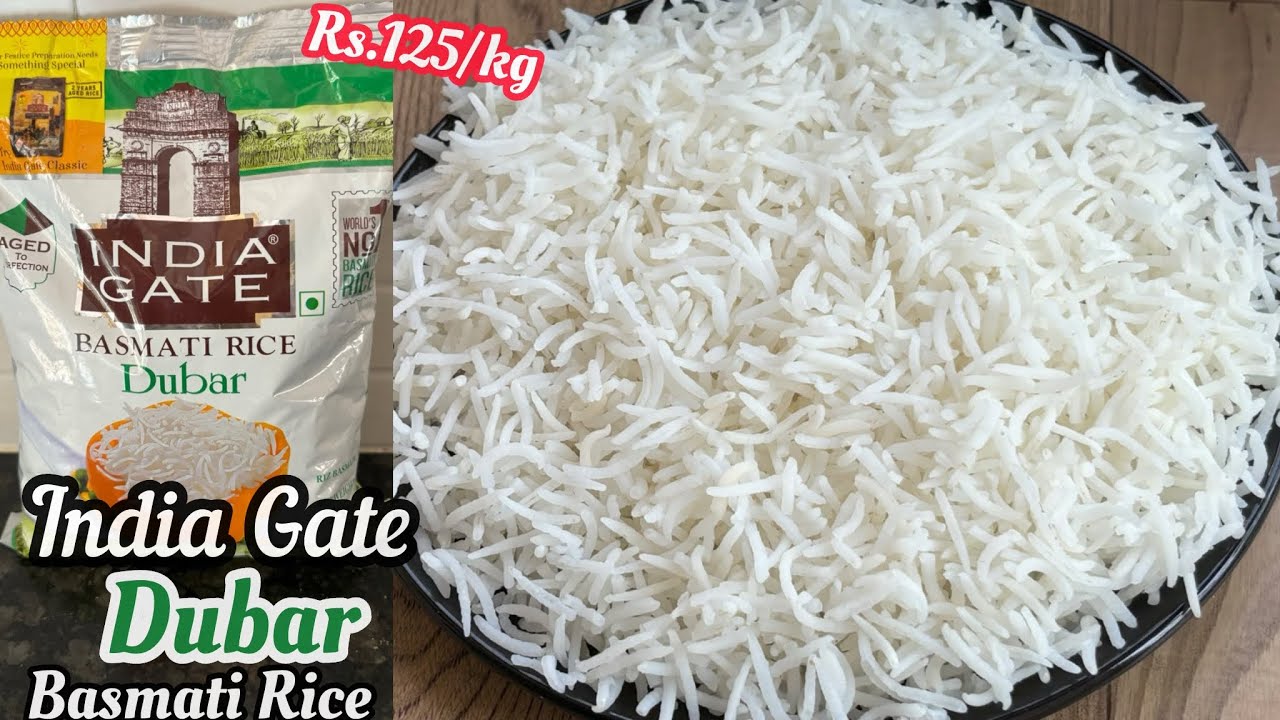 India Gate Dubar Basmati Rice Review & Cooking Demo India Gate Dubar Basmati Rice