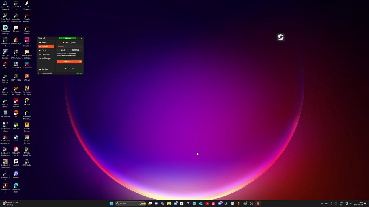 Steam unlock،جۆن یاری لە ستیم بە بلاش داولۆند بەکی