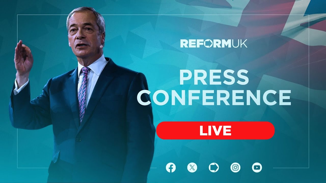 Nigel Farage makes a special announcement LIVE.