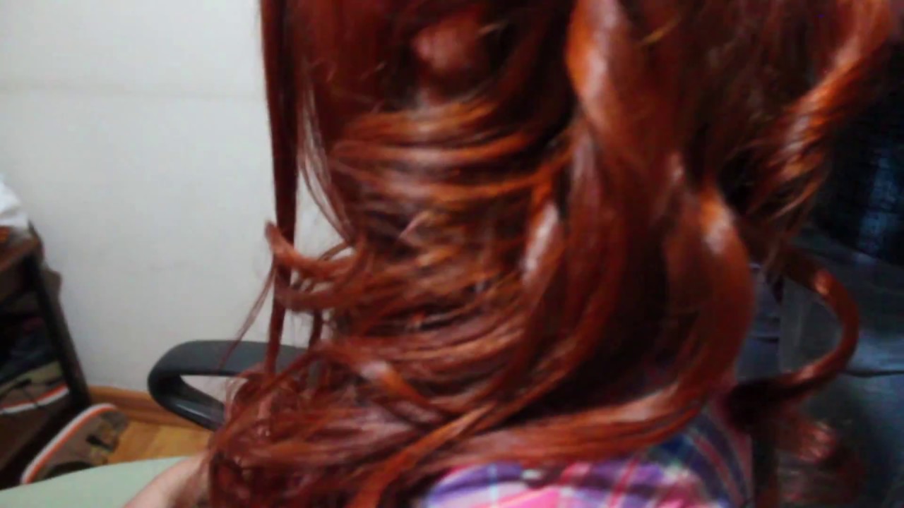 Cambio de look cabello cobrizo