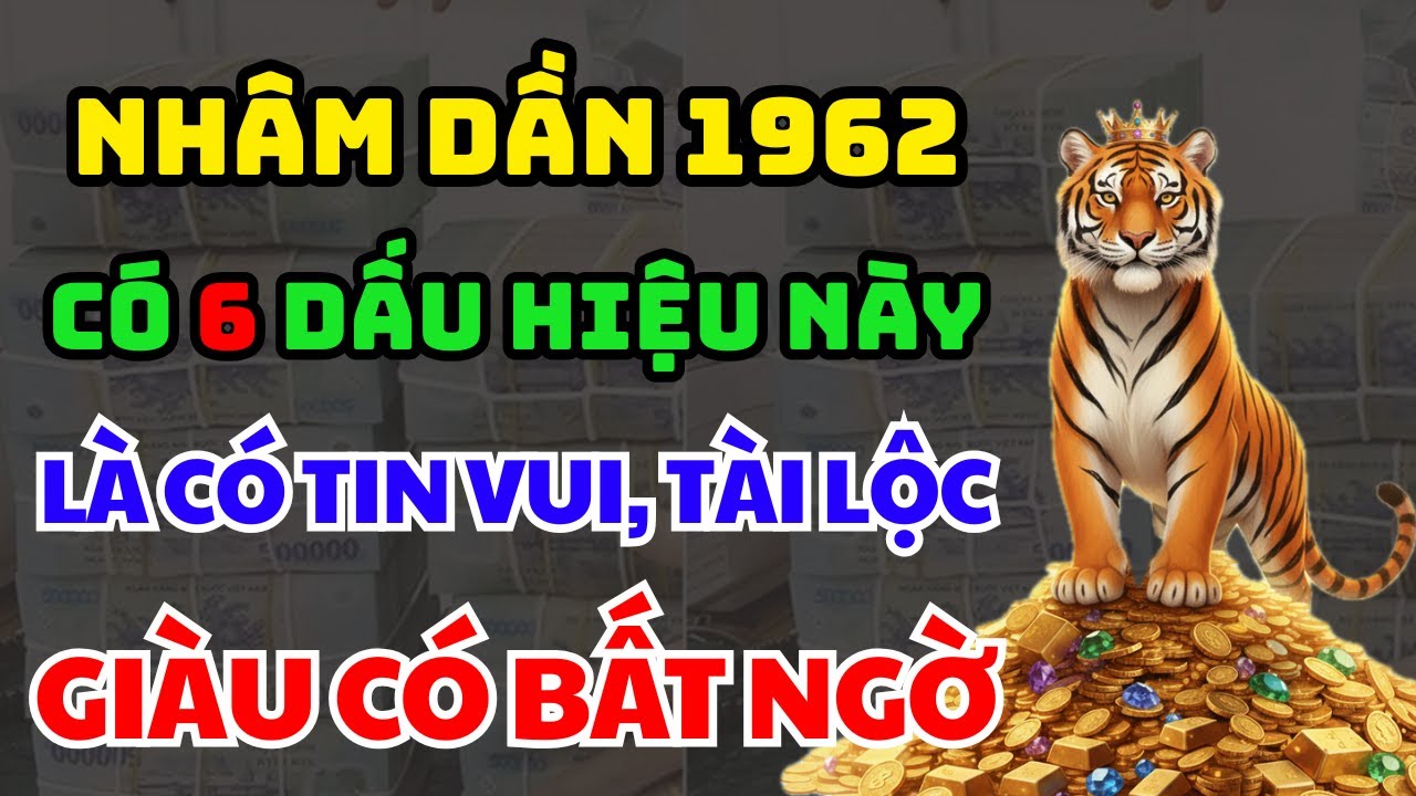 Tuổi Nhâm Dần 1962 – 6 Dấu Hiệu Trời Phật Báo Tin: Nửa Đời Gánh Nghiệp, Hậu Vận Hưởng Phúc Dày!