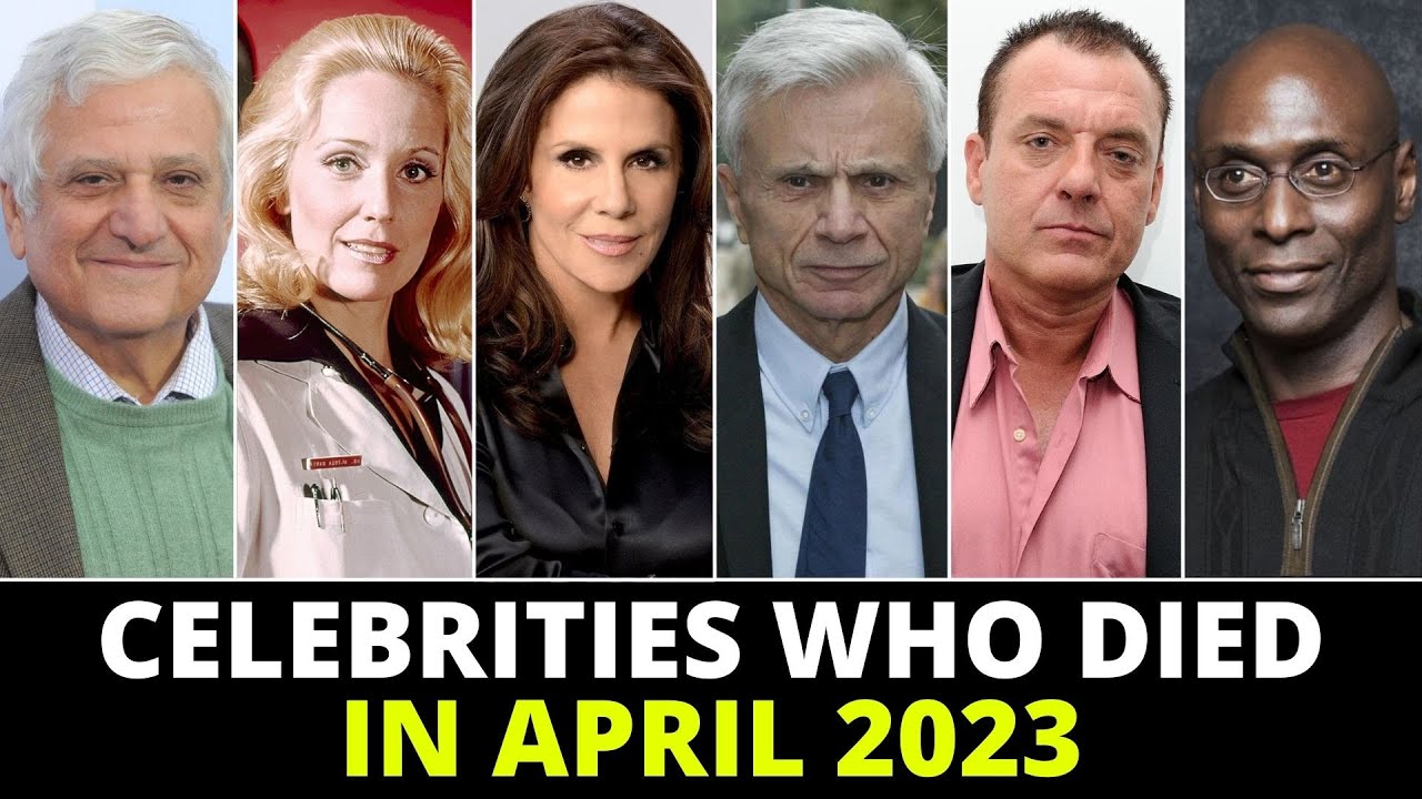 Famous Celebrities who died in April and March 2023