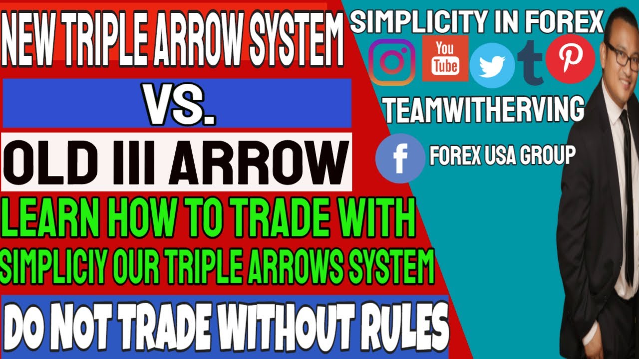 NEW TRIPLE ARROW SYSTEM vs OLD III ARROW SYSTEM - HUNDREDS OF PIPS | SIMPLICITY IN SUPER EZ FOREX
