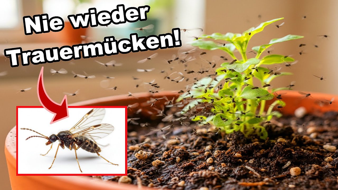 Wie du Trauermücken ganz einfach wieder loswerden kannst!