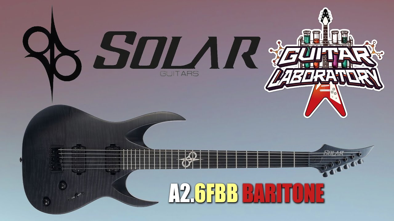 Электрогитара-баритон SOLAR GUITARS A2.6FBB