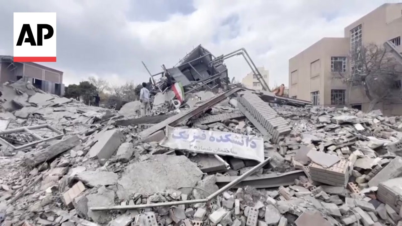 Israel strike reduces Iran university building to rubble