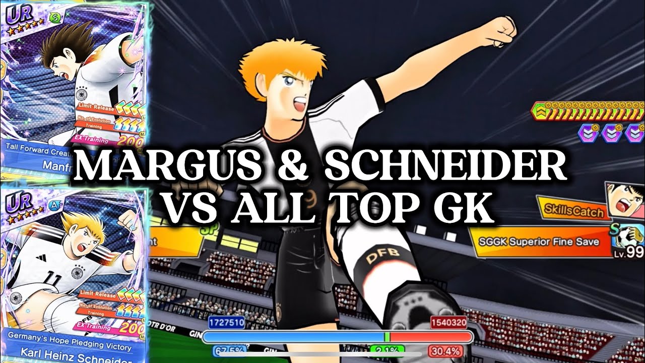 REVIEW NEW SCHNEIDER & MARGUS VS ALL GK SUPERSTARS. CAN THEY SCORE? CAPTAIN TSUBASA DREAM TEAM