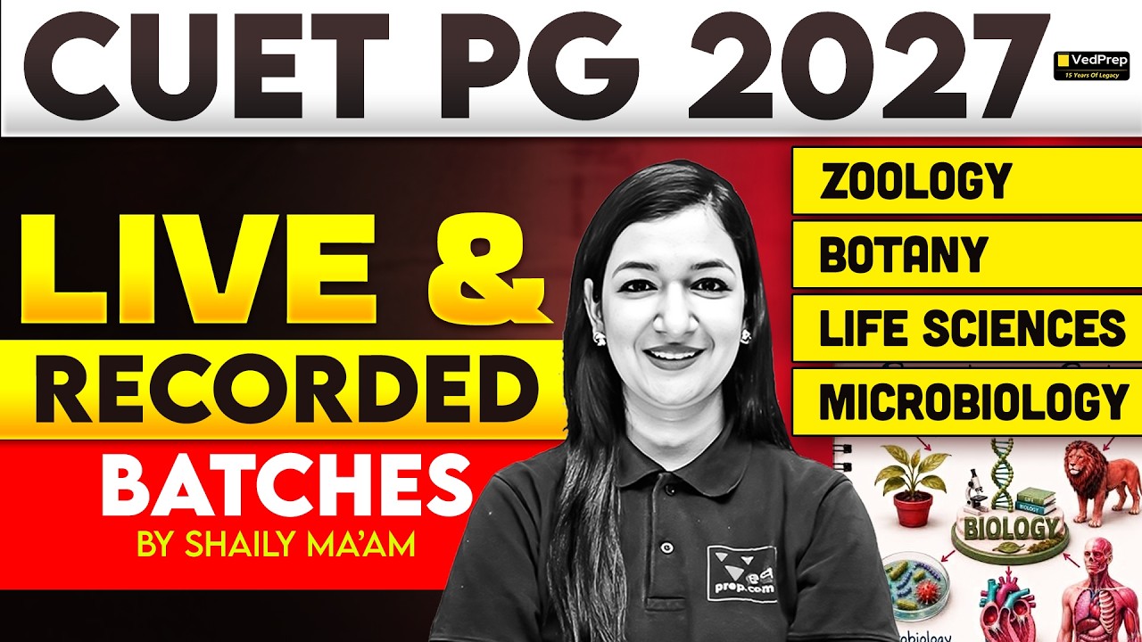 🔥 CUET PG 2027 Complete LIVE + Recorded Courses | Zoology, Botany & More