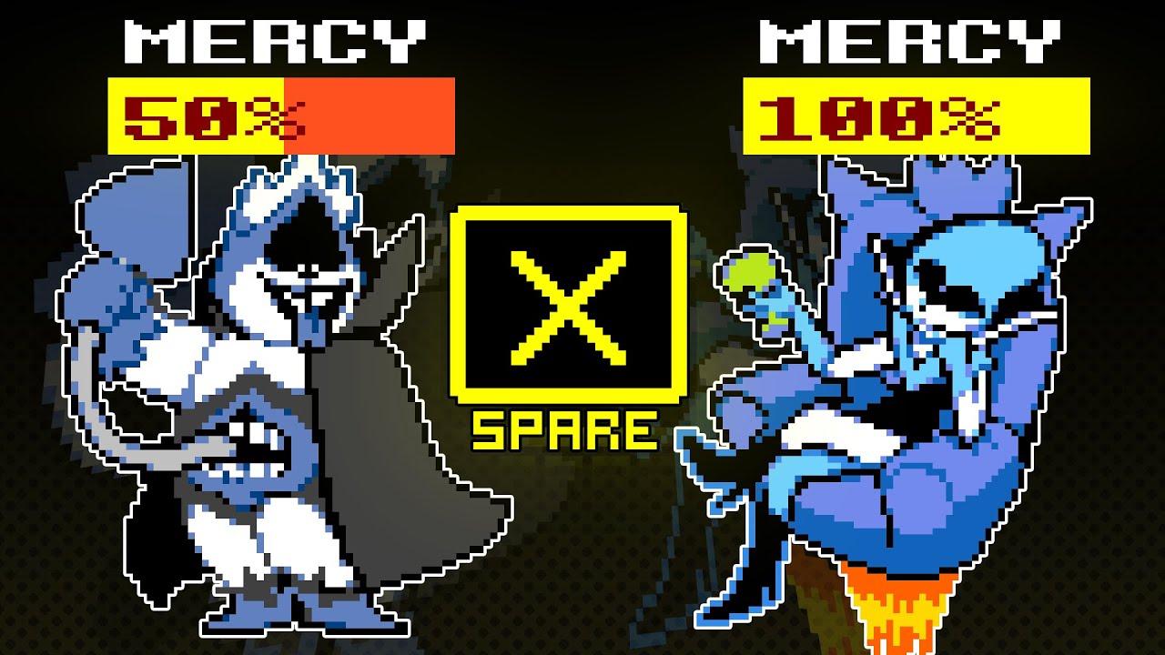 What if You Spare Bosses with THIS Button? [ Deltarune Chapter 1 & 2 ]