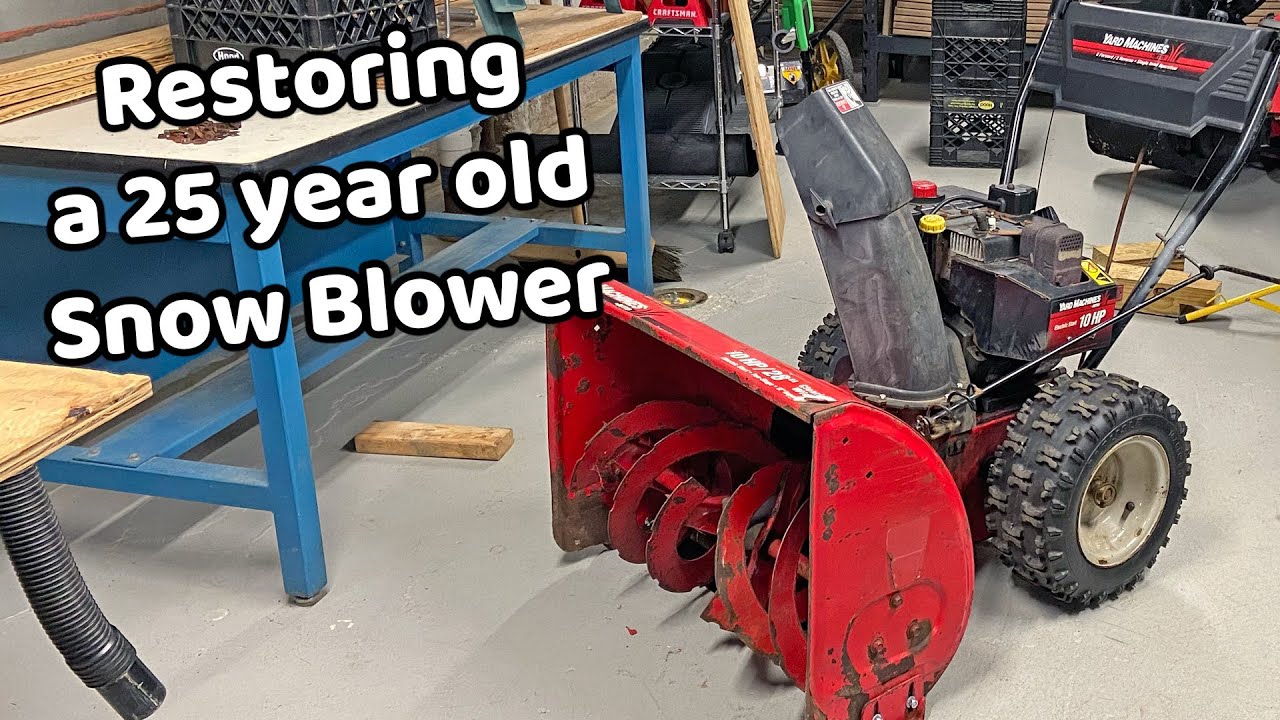 Restoring a 25 year old MTD Yard Machines Snow Blower