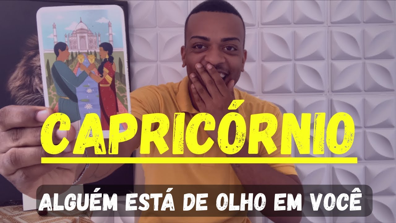 Capricórnio ♑️ TEM UM HOMEM TE OBSERVANDO E ELE VAI SE APROXIMAR! 😳💐