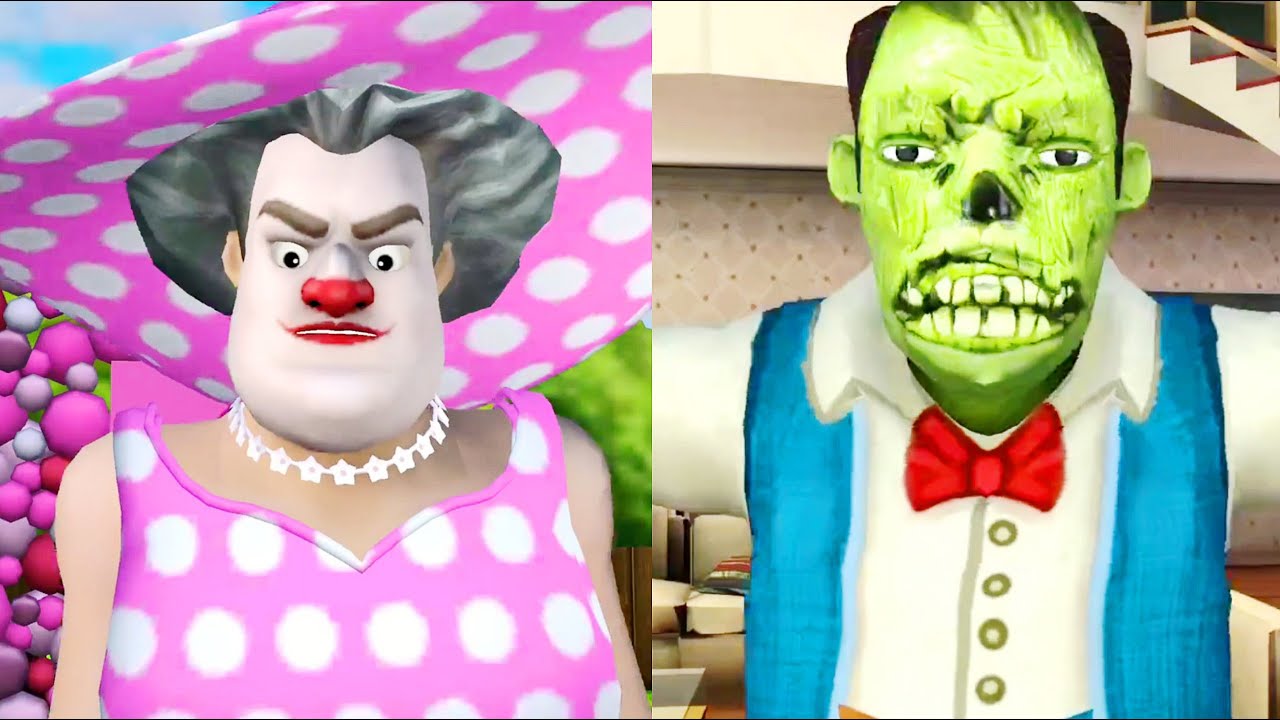 Scary Teacher 3D | Zombie Francis And Clown Miss T